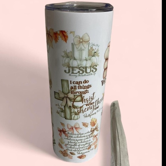 Tumbler with Festive Design Motivational words of the Bible. Perfect for gift - Picture 2 of 6